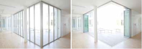 大開口サッシ-折れ戸-あけてんで-コーナータイプ